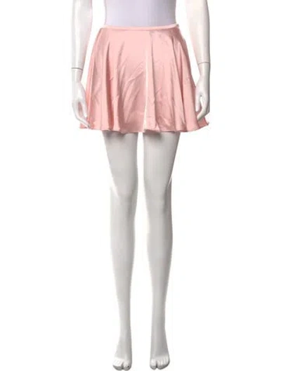 Pre-owned Norma Kamali Mini Skirt In Brown