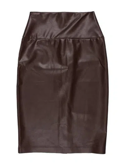 Pre-owned Norma Kamali Mini Skirt In Gray