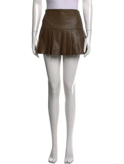Pre-owned Norma Kamali Mini Skirt W/ Tags In Black