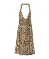 Norma Kamali Cayla Midi Dress In Brown