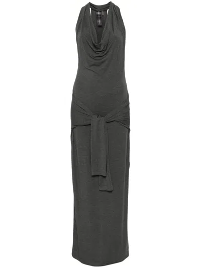 Norma Kamali Neeta Dress In Grey