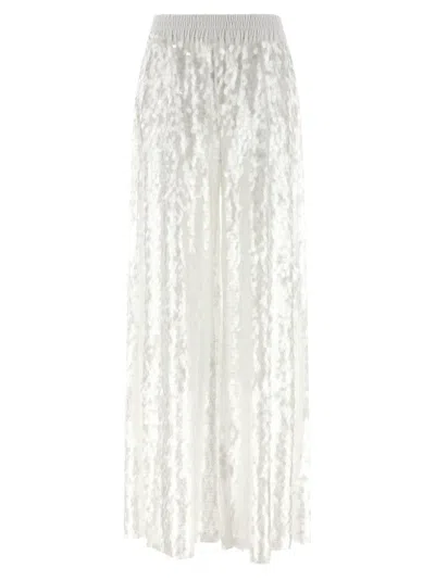 Norma Kamali Nylon Casual Women's Pants In White