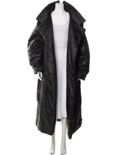 Pre-owned Norma Kamali Nylon Jacket In Black