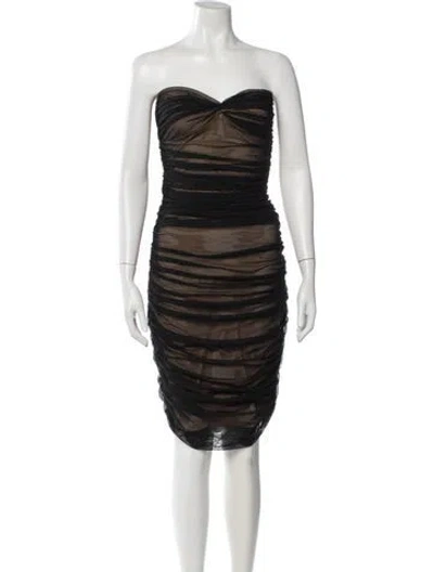 Pre-owned Norma Kamali Nylon Knee-length Dress