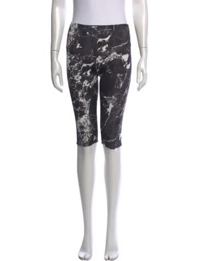 Pre-owned Norma Kamali Nylon Knee-length Shorts In Grey