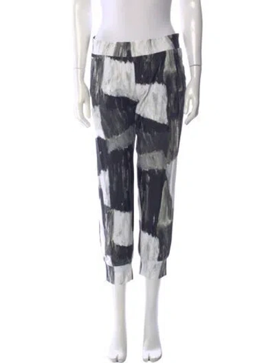 Pre-owned Norma Kamali Nylon Skinny Leg Pants W/ Tags In White