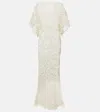 Norma Kamali Obie Cotton And Linen Maxi Dress In White