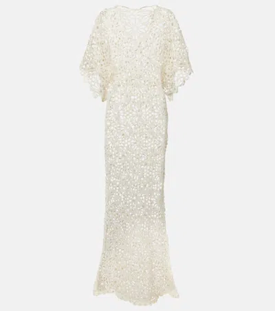 Norma Kamali Obie Cotton And Linen Maxi Dress