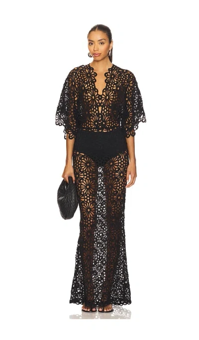 Norma Kamali Obie Gown In Black