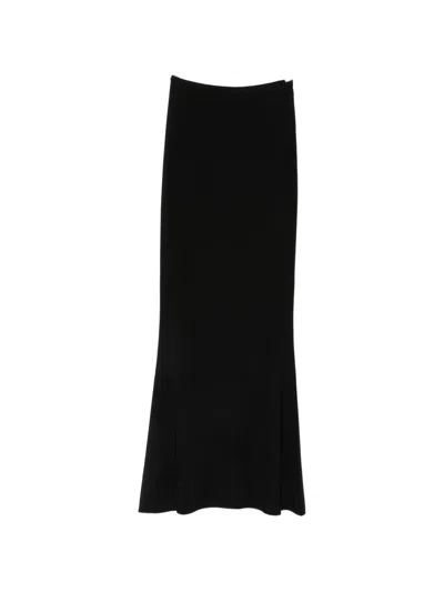 Norma Kamali Obie Maxi Skirt In Black