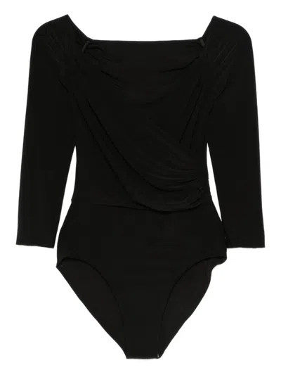 NORMA KAMALI NORMA KAMALI OFF SHOULDER BODYSUIT