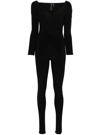 NORMA KAMALI OFF-SHOULDER JUMPSUIT