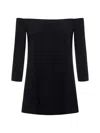Norma Kamali Off Shoulder Jersey Top In Black