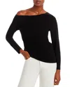 Norma Kamali Off Shoulder Lycra In Black