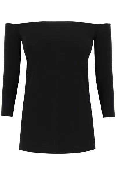 NORMA KAMALI OFF-THE-SHOULDER TOP