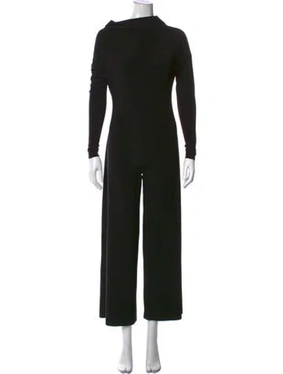 Pre-owned Norma Kamali Off-the-shoulder Jumpsuit In Black