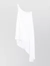 Norma Kamali One Shoulder Diagonal Tunic Dress