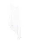 Norma Kamali One Shoulder Diagonal Tunic Top