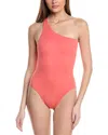 Norma Kamali One-shoulder One-piece In Pink