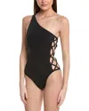 Norma Kamali One-shoulder X One-piece In Black