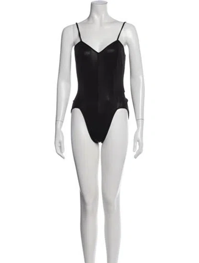 Pre-owned Norma Kamali One-piece In Black
