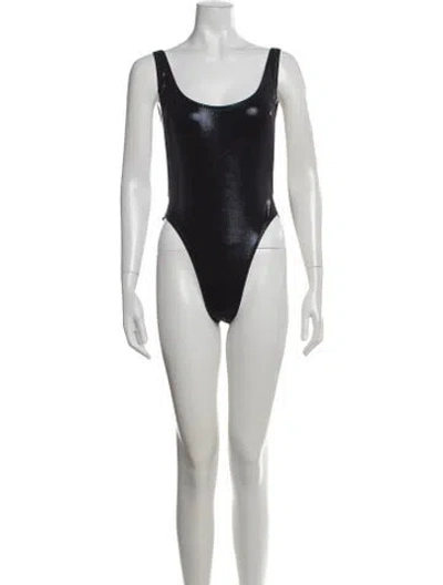 Pre-owned Norma Kamali One-piece In Black