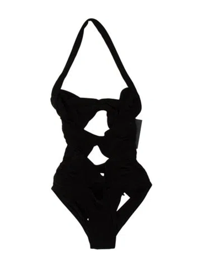 Pre-owned Norma Kamali One-piece In Brown