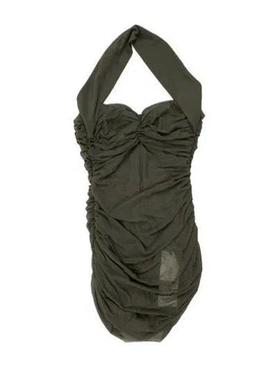 Pre-owned Norma Kamali One-piece In Green