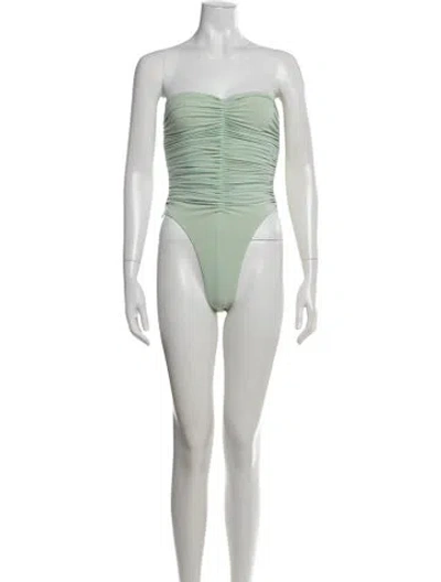 Pre-owned Norma Kamali One-piece In Green