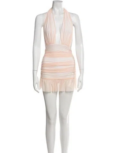 Pre-owned Norma Kamali One-piece In Pink