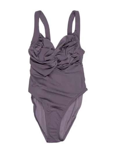 Pre-owned Norma Kamali One-piece In Purple
