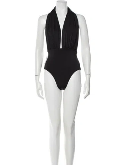 Pre-owned Norma Kamali One-piece W/ Tags In Black