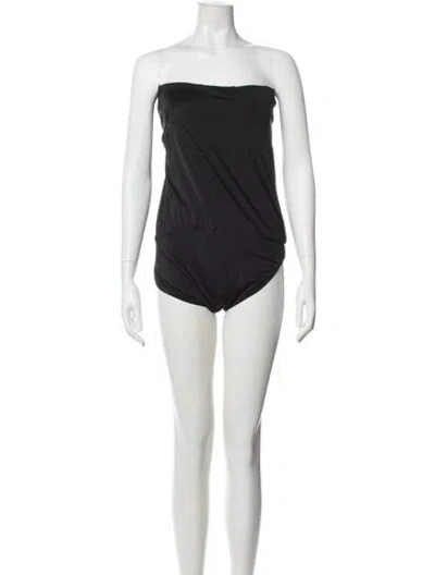 Pre-owned Norma Kamali One-piece W/ Tags In Black