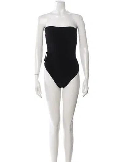Pre-owned Norma Kamali One-piece W/ Tags In Black