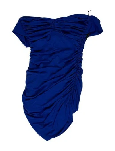 Pre-owned Norma Kamali One-piece W/ Tags In Blue