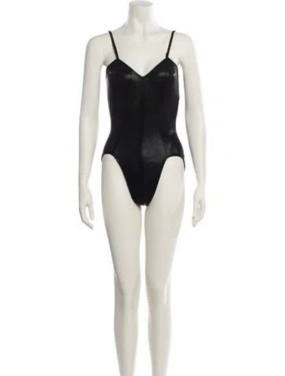 Pre-owned Norma Kamali One-piece W/ Tags In Neutral