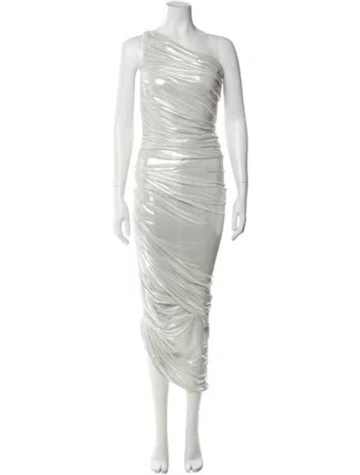Pre-owned Norma Kamali One-shoulder Long Dress W/ Tags