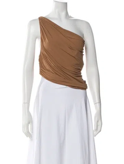 Pre-owned Norma Kamali One-shoulder Sleeveless Top In Multi