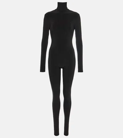 NORMA KAMALI OPEN-BACK JERSEY CATSUIT