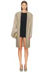 Norma Kamali Oversized Double Breasted Jacket In Green