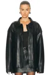 Norma Kamali Oversized Jacket In Black