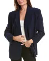 Norma Kamali Oversized Jacket In Blue