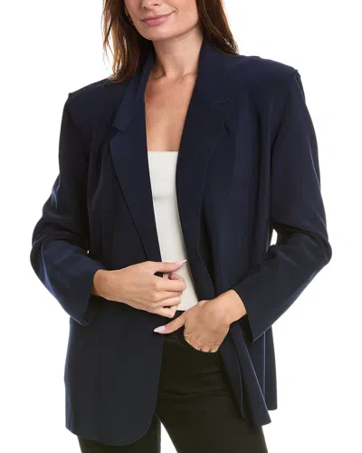 Norma Kamali Oversized Jacket In Blue