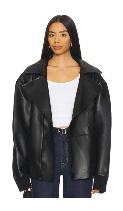 NORMA KAMALI OVERSIZED MOTO JACKET