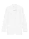 Norma Kamali Oversized Single-breasted Blazer Jacket In White