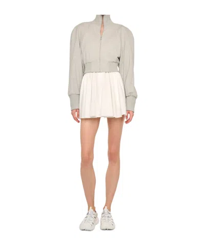 NORMA KAMALI OVERSIZED TURTLE BOMBER JACKET