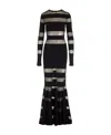 Norma Kamali Black Crewneck Dress With Fishtail Design In Black
