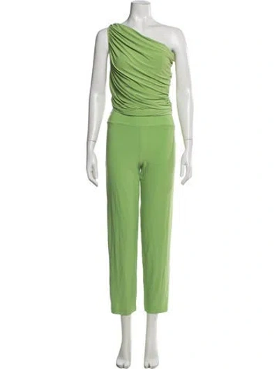 Pre-owned Norma Kamali Pant Set In Green