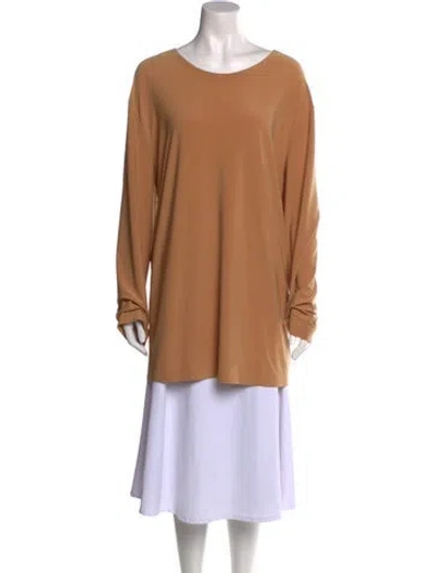 Pre-owned Norma Kamali Pant Set In Neutral