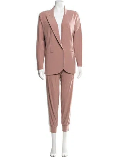 Pre-owned Norma Kamali Pant Set In Pink